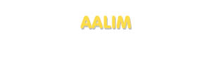 Der Vorname Aalim