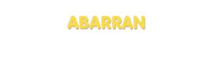 Der Vorname Abarran