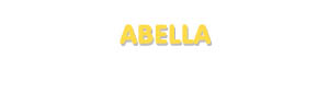 Der Vorname Abella