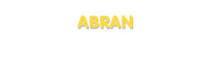 Der Vorname Abran
