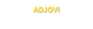 Der Vorname Adjovi