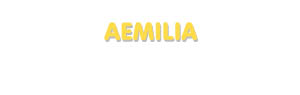 Der Vorname Aemilia