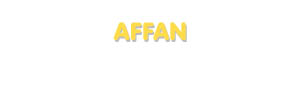 Der Vorname Affan