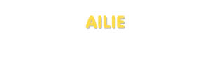 Der Vorname Ailie