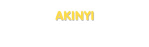 Der Vorname Akinyi