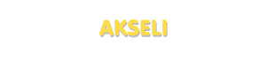 Der Vorname Akseli