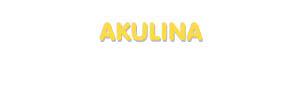 Der Vorname Akulina