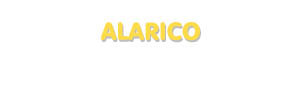 Der Vorname Alarico