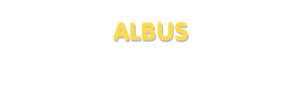 Der Vorname Albus