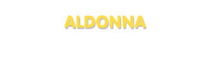 Der Vorname Aldonna