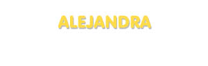 Der Vorname Alejandra