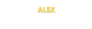 Der Vorname Alex