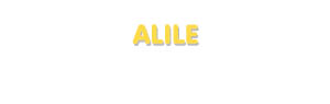 Der Vorname Alile