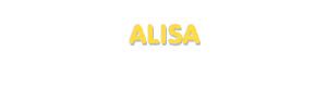 Der Vorname Alisa
