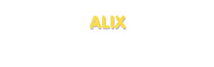 Der Vorname Alix