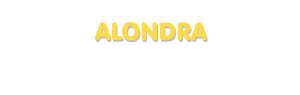 Der Vorname Alondra