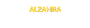 Der Vorname Alzahra