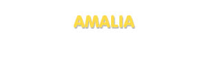 Der Vorname Amalia