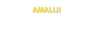 Der Vorname Amaliji