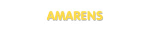 Der Vorname Amarens