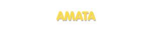 Der Vorname Amata