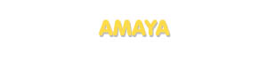 Der Vorname Amaya