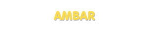 Der Vorname Ambar