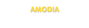 Der Vorname Amodia