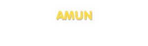 Der Vorname Amun