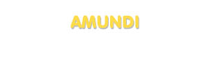 Der Vorname Amundi