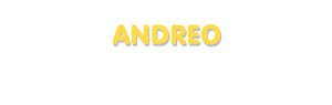 Der Vorname Andreo