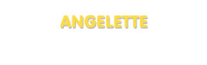 Der Vorname Angelette