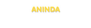 Der Vorname Aninda