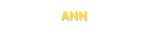 Der Vorname Ann