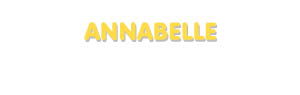 Der Vorname Annabelle