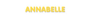 Der Vorname Annabelle