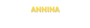 Der Vorname Annina
