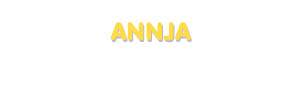 Der Vorname Annja