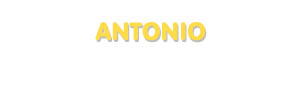 Der Vorname Antonio