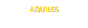 Der Vorname Aquiles