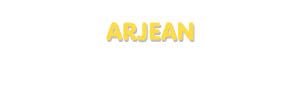 Der Vorname Arjean