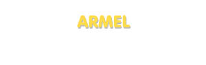 Der Vorname Armel