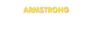 Der Vorname Armstrong