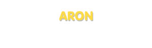 Der Vorname Aron
