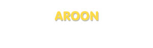 Der Vorname Aroon