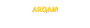 Der Vorname Arqam