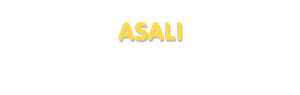 Der Vorname Asali