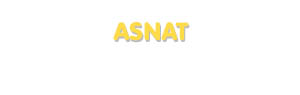 Der Vorname Asnat