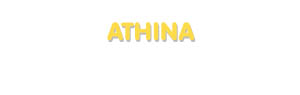 Der Vorname Athina