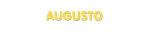 Der Vorname Augusto